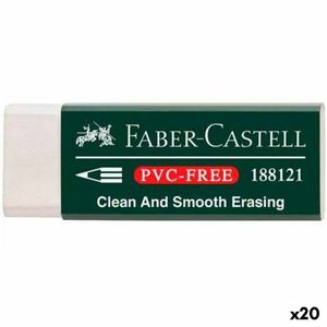 20x Faber-Castell 188121 Radierer VINYL ERASER 7081 N aus Kunststoff