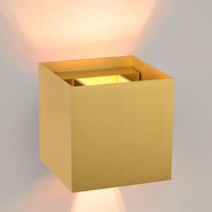 LED Wandleuchte Xio 3.5W G9 350lm eckig in Gold