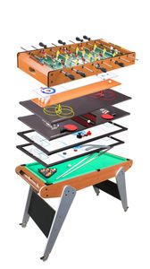Mobilný herný stôl 8v1 Stolný futbal Biliard Bowling Hokej
