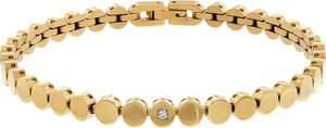 Boccia Brillantarmband 03057-04 gold plattiert, 0,03 ct Diamant
