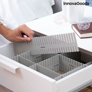 GKA 16 Stück verstellbarer Schubladen Organizer mehr Platz zuschneidbar Regal Schubladeneinsatz Einsatz Schublade