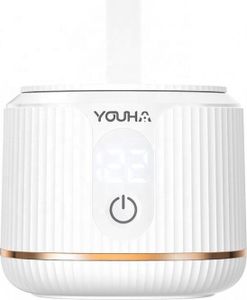 Youha - The Cube - Kabelloser Flaschenwärmer - Unterwegs Babyflaschen erwärmen - Inkl. LED-Bildschirm - Für verschiedene Flaschenmarken geeignet.