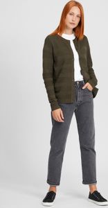 fransa FRLETAN Damen Lange Strickjacke Feinstrick Cardigan Longstrickjacke
