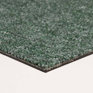 Schatex Living Teppichfliesen grün Schlingen Teppichboden als Fliesen selbstliegend Schlingenware Teppichbodenfliesen für Esszimmer und Büro