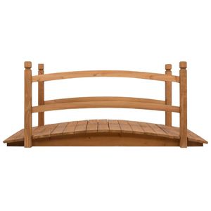 vidaXL Gartenbrücke 140x60x60 cm Massivholz Tanne