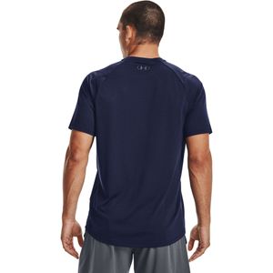 Under Armour Men's UA Tech 2.0 Textured Short Sleeve T-Shirt Midnight Navy/Pitch Gray S Fitness T-Shirt