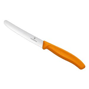 Victorinox - "Nôž na paradajky, Swiss Classic zubatý oranžový 11 cm"