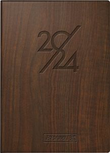2024 BRUNNEN Taschenkalender 10x14cm braun