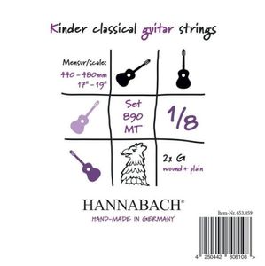 Hannabach 890MT-1/8 - medium für 1/8-Gitarre