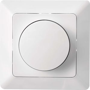 LED stmievač Rotačný stmievač Stmievateľný spínač pre zapustenú montáž 7-110W vrátane rámu Séria EMOS