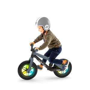Chillafish BMXie - GLOW Balance Bike 12“ - Das Laufrad ab 2 - 5 Jahre, Farbe:Antracite