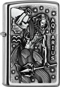 Zippo Wassermann Tierkreis Emblem