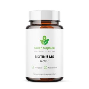 Green Capsule Biotin 5 mg Kapseln 90 St
