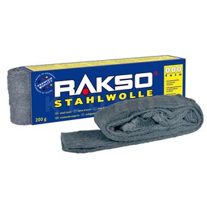 Rakso Stahlwolle 000, grau (200 g)