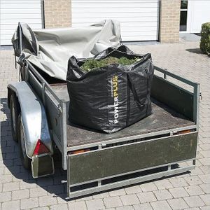 Powerplus 270l Mehrzweck-gartentasche Schwarz  Schwarz One Size