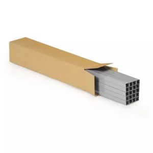 5 längliche Verpackungskartons 80 x 10 x 10 cm - 2-wellig