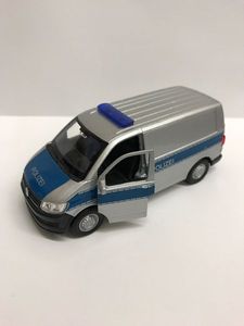 Volkswagen Transporter T6 Van Polizei Bus VW Modell Modellauto Spielzeugauto Kinder Geschenk 60