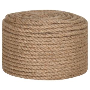 vidaXL Seil 100 % Jute 10 mm 250 m