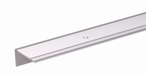 Alberts Treppenkanten-Schutzprofil | Aluminium, silberfarbig eloxiert | 2000 x 45 x 23 mm