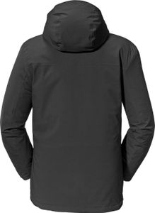 Schöffel Herren Funktionsjacke Wanderjacke Outdoorjacke Jacket Bastianisee, Farbe:Schwarz, Artikel:20 23358 00 23607-9990 black, Größe:56