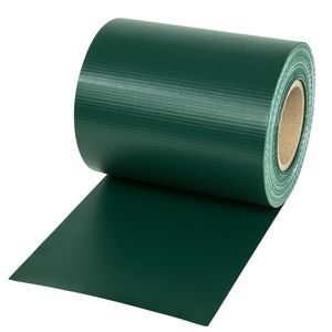 tectake PVC fólia na ochranu súkromia s upevňovacími klipmi - 35 m, zelená