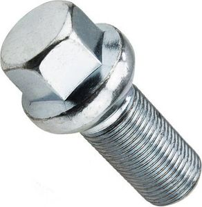 Radschraube M15x1.25 , Gewindelänge: 28mm, Kugelbund, SW17