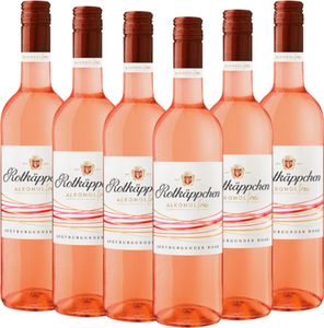 VINELLO 6er Weinpaket - Spätburgunder Rosé alkoholfrei - Rotkäppchen