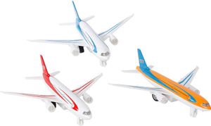 Flugzeuge mit Rückzug + Licht & Sound 18,5 cm 3-fach sortiert