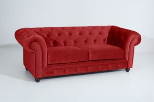 Max Winzer Orleans Sofa 2,5-Sitzer - Farbe: ziegel - Maße: 216 cm x 100 cm x 77 cm; 2911-3000-2044276-F07