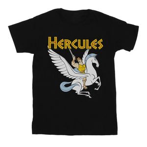 Disney - Tričko "Herkules s Pegasom" pre dievčatá BI14328 (128) (Black)