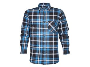 ARDON®JONAH Flanellhemd, Arbeitshemd, Hemd blau, Gr. 42-43 (XL)