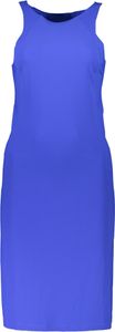 PATRIZIA PEPE LADIES LONG DRESS BLUE : Barva - modrá, Velikost - L Velikost: L Barva: modrá