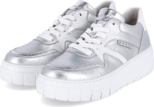Gabor Fashion Damen-Schnürhalbschuh Silber-Weiß, Farbe:multicolor, UK Größe:71/2 Gabor Fashion Damen-Schnürhalbschuh Silber-Weiß, Farbe:multicolor, UK Größe:71/2