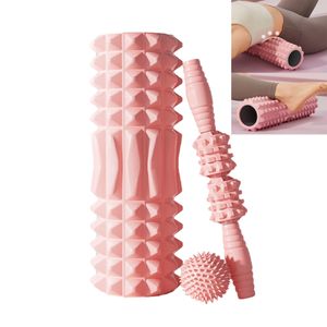 Faszienrollen, 4-tlg Massagerolle, 33cm Fitnessrolle, Schaumstoffrolle, mit Aufbewahrungstasche, Selbstmassage, Faszienbälle, Pilatesrolle, Rosa Faszienrollen, 4-tlg Massagerolle, 33cm Fitnessrolle, Schaumstoffrolle, mit Aufbewahrungstasche, Selbstmassage, Faszienbälle, Pilatesrolle, Rosa