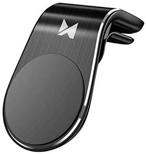 Magnetická vetracia mriežka do auta Držiak mobilného telefónu Ventilácia Univerzálny magnetický držiak smartfónu do auta v čiernej farbe