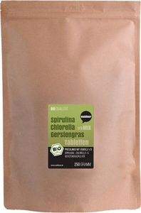 Wohltuer, Spirulina + Chlorella + Gerstengras 1/3 Mix  in Rohkostqualität, 250g Tabletten