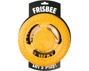 Hundespielzeug Kiwi Play Frisbee Maxi orange 21,5 x 3,5 cm