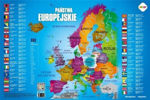 Plansza edukacyjna Mapa Europy HAPPY COLOR