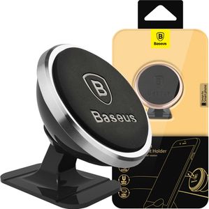 Uchwyt Magnetyczny Do Samochodu Na Kokpit Baseus 360º (Overseas Edition) - Srebrny
