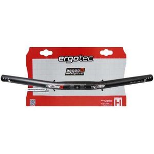 ERGOTEC MTB-Lenker "Flat Bar" Griffweite: 600 mm, Alu 6061 T6, 25,4 mm Lenkerklemmung Level 6