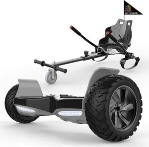 Hoverboards mit sitz ，Offroad Sitzscooter  ，Go-kart Self-Balancing Scooter mit Sitz, Hoverboard 8,5 zoll Hover Scooter Board mit hoverkart Scooter mit Bluetooth