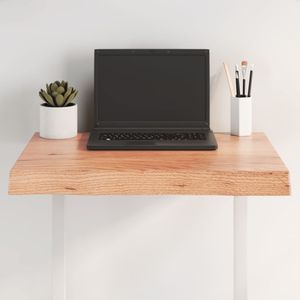 Schreibtischplatte Hellbraun 60x50x6 cm Massivholz Eiche , Tischplatten Design 2024
