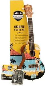 Kala Learn To Play Elvis Blue Hawaii Konzert-Ukulele