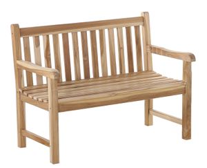 SAM® Gartenbank Teak-Holz 120 cm 2 Sitzer JAVA