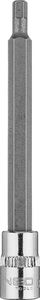 NEO TOOLS Końcówka sześciokątna H4 na nasadce 1/4", długa, 87 mm
