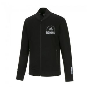 adidas BOXWEAR TRAD Bomber Style Lite Jacket schwarz/grau XL