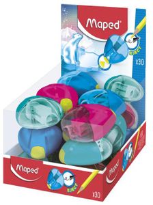 Maped Spitzdose i gloo Eject farbig sortiert Display (30 Spitzer)