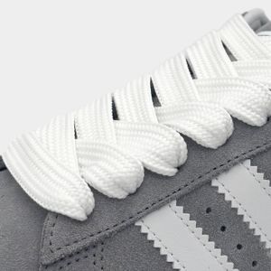 Płaskie sznurowadła szerokie Fat Laces Adidas Campus 00s Adidas 15mm 1,5cm White