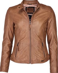 Mustang Lederjacke Jeannette Damen cognac XL