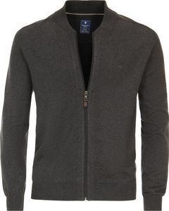 REDMOND Casual Herren Strickjacke Langarm College Regular-Fit Anthrazit S REDMOND Casual Herren Strickjacke Langarm College Regular-Fit Anthrazit S